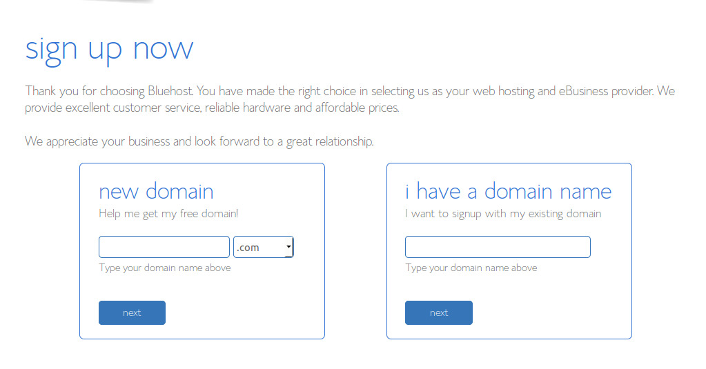 Bluehost Blog Hosting